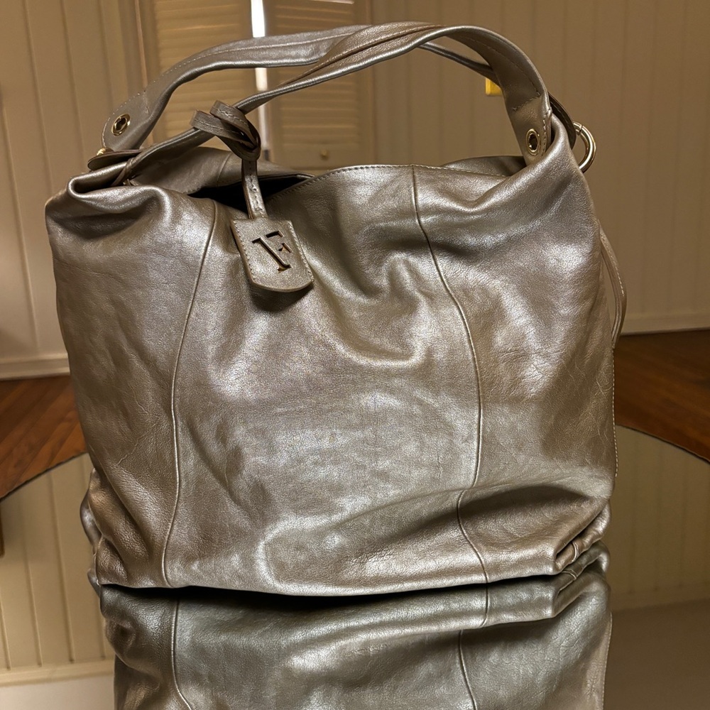 Furla gold leather purse- Beautiful Luxury